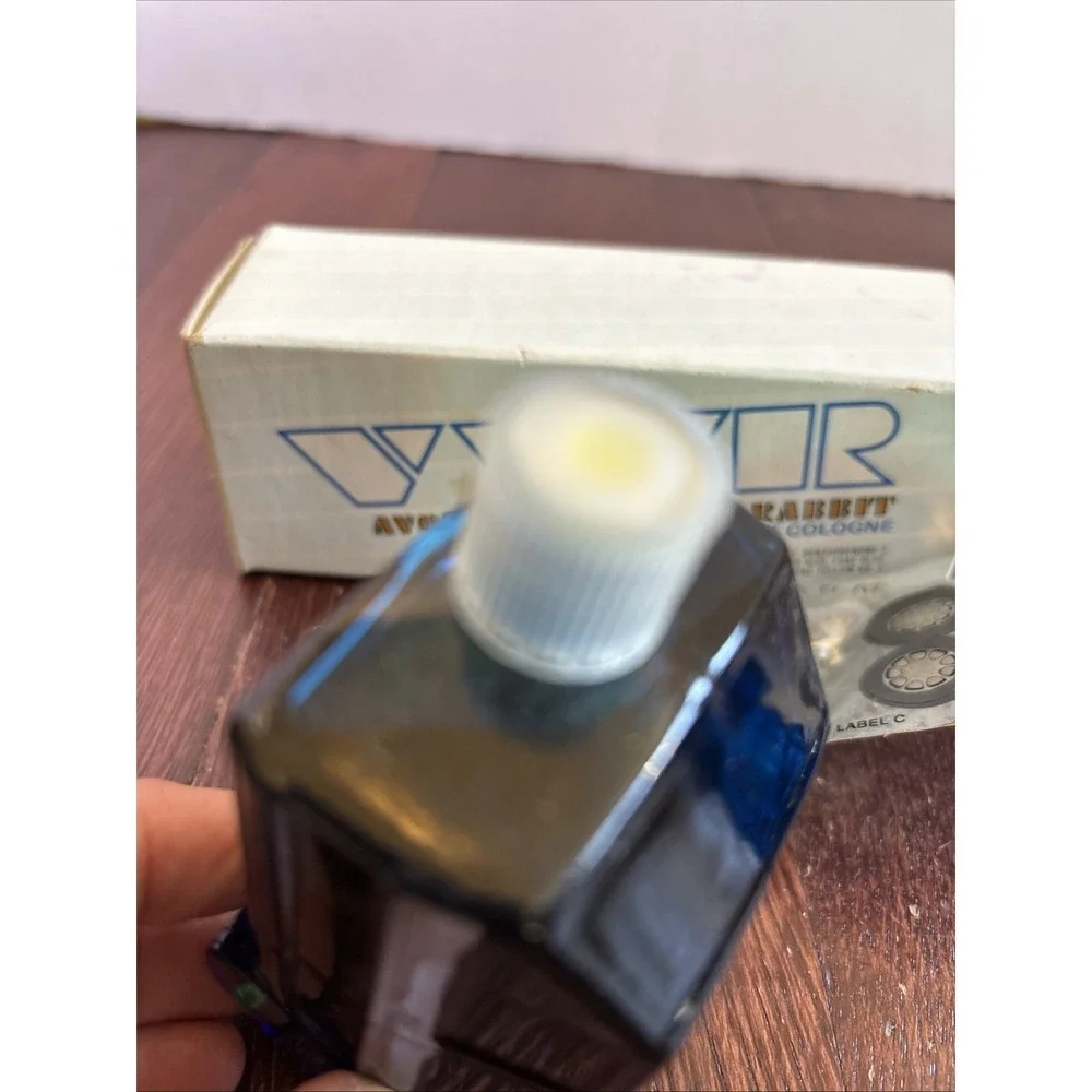 Vintage Avon Volkswagen Rabbit‎ Light Musk Cologne Unused Full With Decals & Box